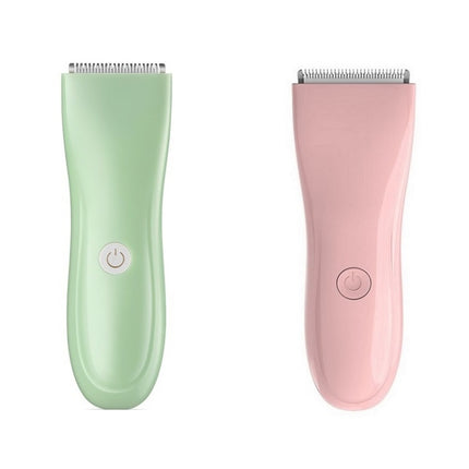 Infant And Children Hair Clipper Electric Hair Clipper Rechargeable Shaving Cutter, Green, Pink