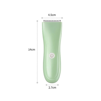 Infant And Children Hair Clipper Electric Hair Clipper Rechargeable Shaving Cutter, Green, Pink