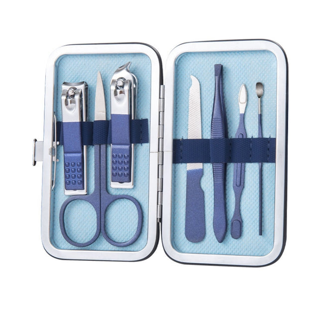 Stainless Steel Nail Clipper Set Nail Art Set Manicure Tools, 2 Sets 7 In 1, 2 Sets 10 In 1, 12 In 1, 18 In 1