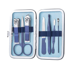 Stainless Steel Nail Clipper Set Nail Art Set Manicure Tools, 2 Sets 7 In 1, 2 Sets 10 In 1, 12 In 1, 18 In 1
