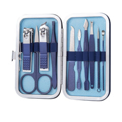 Stainless Steel Nail Clipper Set Nail Art Set Manicure Tools, 2 Sets 7 In 1, 2 Sets 10 In 1, 12 In 1, 18 In 1