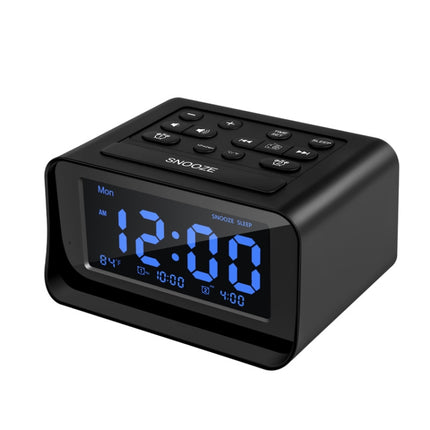 LED Digital Bedroom Alarm Clock With USB Charging Port Clock Radio Temperature Electronic Platform Clock