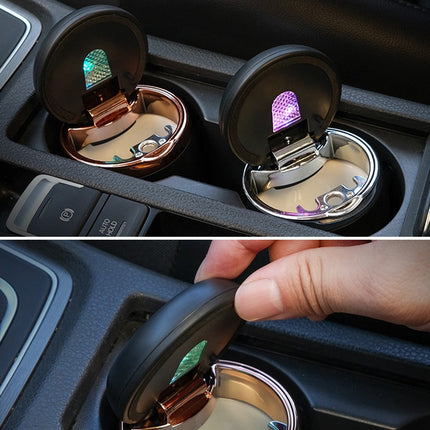 Car Ashtray Mini With Lamp And Cover Car Ashtray