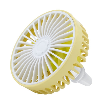 Car USB Air Mouth Balm Fan with Colored Breathing Light