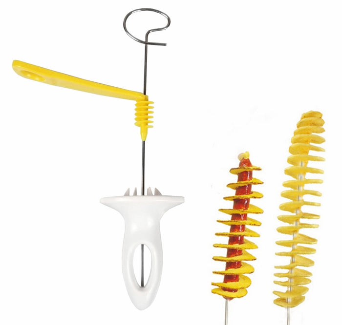 Tornado Potato Spiral Cutter Slicer Potato Chips Cooking Tools, Potato Spiral Cutter