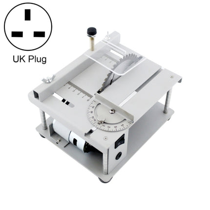 150W Miniature Precision Table Saw Mini Chainsaw Portable Woodworking Sliding Table Saw Multifunctional Cutting Machine,