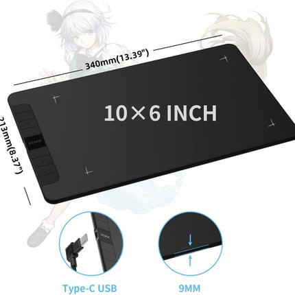 VEIKK VK1060 Hand-Painted Tablet Electronic Painting Board Can Be Connected To Mobile Phone