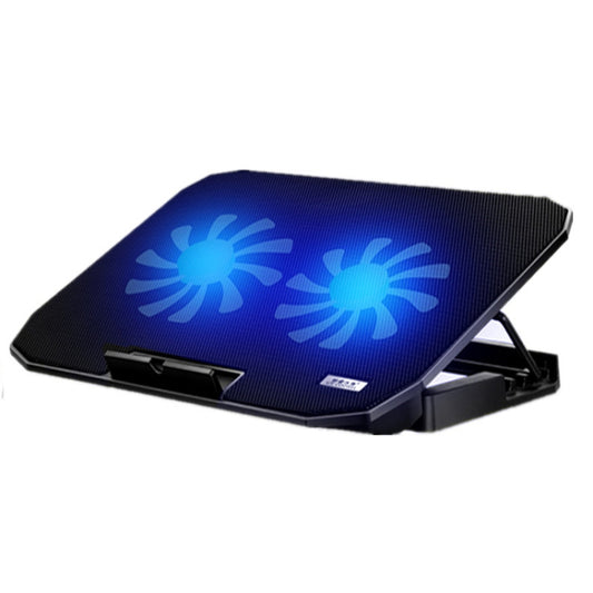 ICE COOREL N106 Laptop Base Adjustment Radiator Dual-Fan Notebook Cooling Bracket, Standard Version (Blue Light), Standard Version (Red Light), Luxury Version (Knight Dark), Luxury Version (Ivory White), Luxury Version (Sea Blue)�����������������������...