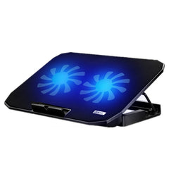 ICE COOREL N106 Laptop Base Adjustment Radiator Dual-Fan Notebook Cooling Bracket, Standard Version (Blue Light), Standard Version (Red Light), Luxury Version (Knight Dark), Luxury Version (Ivory White), Luxury Version (Sea Blue)�����������������������...