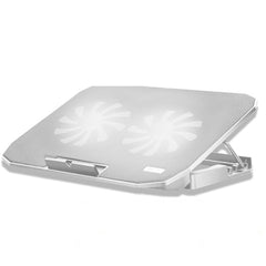 ICE COOREL N106 Laptop Base Adjustment Radiator Dual-Fan Notebook Cooling Bracket, Standard Version (Blue Light), Standard Version (Red Light), Luxury Version (Knight Dark), Luxury Version (Ivory White), Luxury Version (Sea Blue)�����������������������...