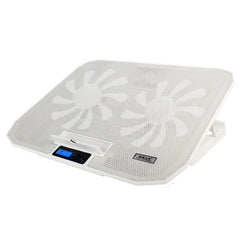 ICE COOREL N106 Laptop Base Adjustment Radiator Dual-Fan Notebook Cooling Bracket, Standard Version (Blue Light), Standard Version (Red Light), Luxury Version (Knight Dark), Luxury Version (Ivory White), Luxury Version (Sea Blue)�����������������������...