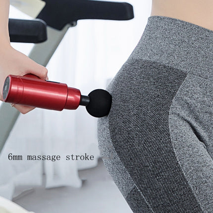 Fascia Massager Mini Electric Muscle Massager Portable Fitness Muscle Relaxing Massager, Button, LCD