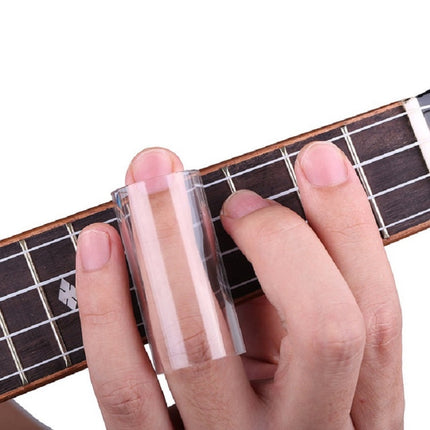 M02219 4 in 1 Plexiglass Slid Bar + Stainless Steel Slid Bar + Celluloid Guitar Finger Pick + Plastic Box Set