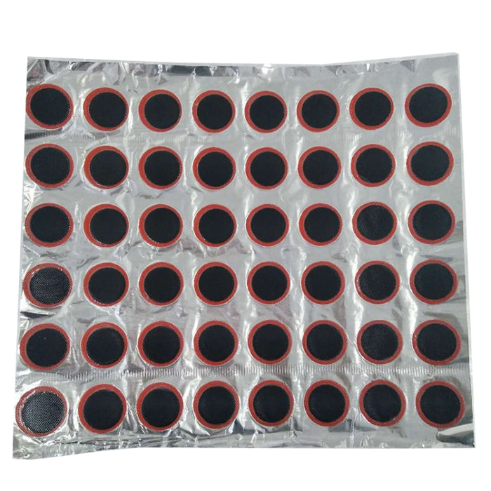 48 Pcs/Set Mountain Bicycle Bike Puncture Maintenance Tire Tyre Rubber Patch Kit Cycling Repairing Tools, 48 PCS