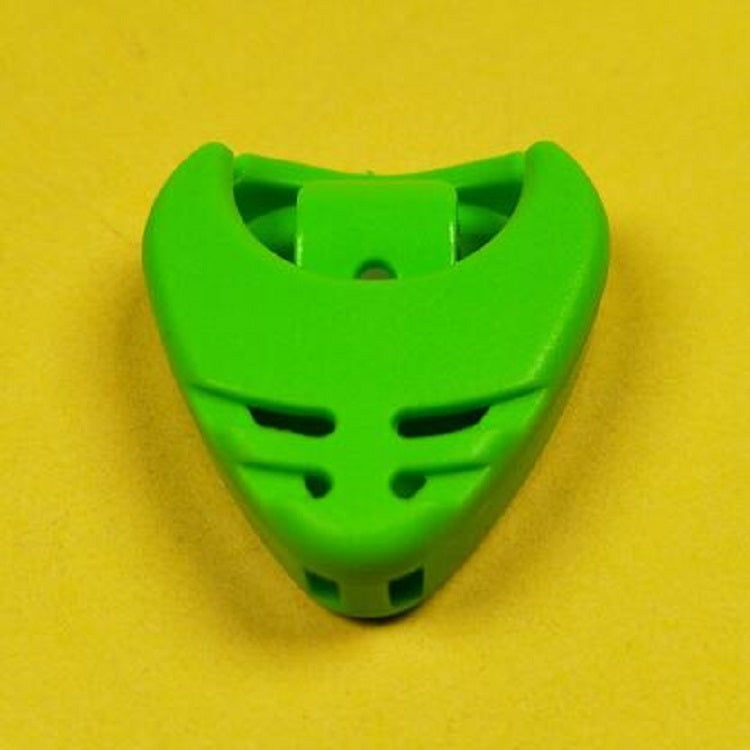 100 PCS ABS Storage Box for Guitar Pick, Random Color Delivery, Heart-shaped Pick Box, Large Triangular Pick Box