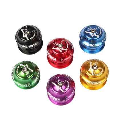 MEROCA Bearing Bowl Mountain Tower 44mm Built-In Straight Tube Bowl, Black, Red, Blue, Green, Purple, Gold