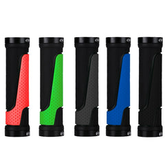 1pair BG-0404 Bicycle Rubber Handle Cover The Mountain Bike Bilateral Lock Dead Anti-Slip Handle Cover
