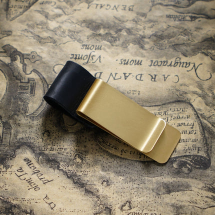 Vintage Notebook Leather Pen Clip Metal Pen Holder,Style:, Stainless Steel, Brass