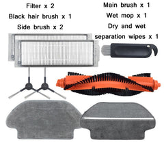 Sweep And Mop Machine Accessories For Mijia STYJ02YM / VXVC01-JG, 8PCS/Set