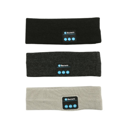 Bluetooth Headset Sports Headband Outdoor Running Yoga Sweat-Absorbent Headscarf, Black, Gray, Dark Gray, Red