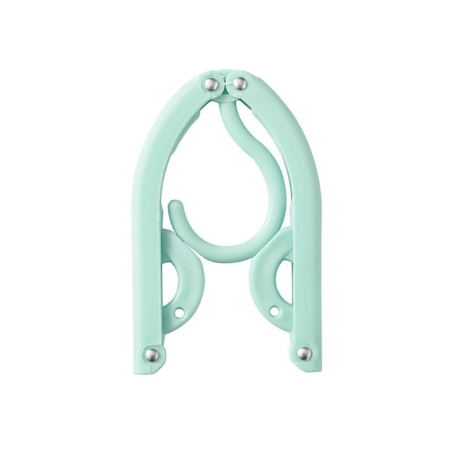 3pcs Portable Travel Folding Hanger Multi-Function Plastic Drying Rack, 3pcs Beige, 3pcs Blue, 3pcs Pink, 3pcs Green