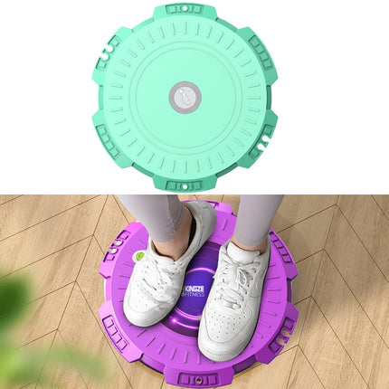 KINGZE Home Waist Twist Board Fitness Equipment Sports Abdomen Revolving Twisting Machine, Purple, Fresh Green, Purple + Pull Rope, Fresh Green + Pull Rope