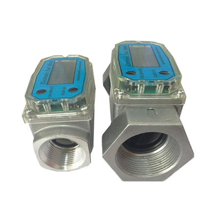 BD-H01 Electronic Display Turbine Flow Meter Metering Diesel Kerosene Methanol Urea Flow Meter Count Flow Meter, 1 Inch, 1.5 Inch