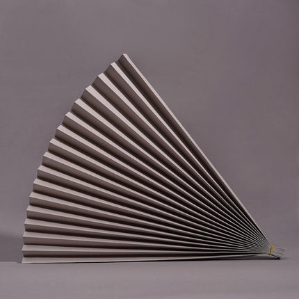 69x39cm Photo Props Hard Cardboard Folding Fan Photography Background Folded Paper