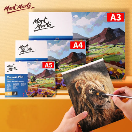 10 Sheet/pack Oil Acrylic Painting Canvas Pad Paper Book Painting Canvas Paper