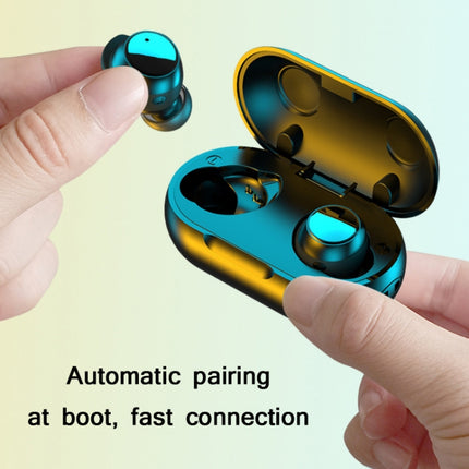 TWS-22 Bluetooth 5.0 In-Ear Sports Waterproof Noise Cancelling Touch Control Mini Headphones, Black, White, Orange, Pink
