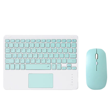 871 Teclado inalámbrico portátil Bluetooth de 9,7 pulgadas con pantalla táctil iPad + juego de mouse para iPad, rosa + mouse, verde menta + mouse, verde + mouse, amarillo + mouse, blanco + mouse, negro + mouse
