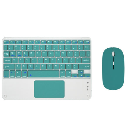 871 Teclado inalámbrico portátil Bluetooth de 9,7 pulgadas con pantalla táctil iPad + juego de mouse para iPad, rosa + mouse, verde menta + mouse, verde + mouse, amarillo + mouse, blanco + mouse, negro + mouse