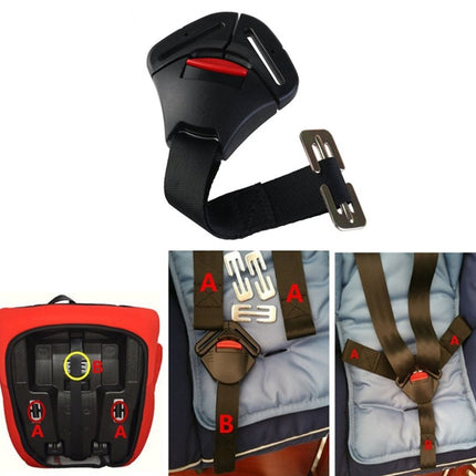 CA-00200 Universal Car Child Safety Seat Accessories Standard Five-Point Snap-Clad With Lock Buckle ISOFIX Interface, Style 1
