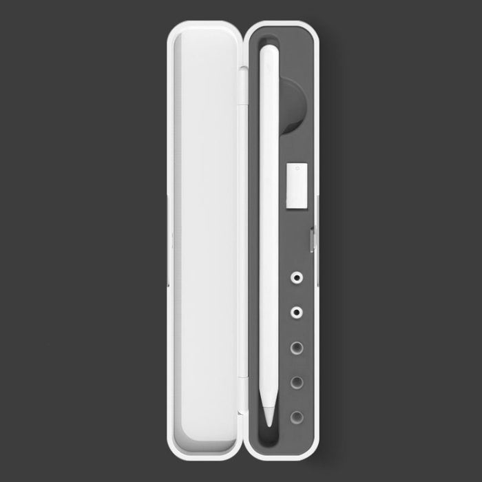 Estuche de silicona para guardar lápices ópticos Apple Pencil 1/2. Especificaciones: 8 mm (negro grafito), 8 mm (morado clavo), 8 mm (verde noche oscuro), 8 mm (azul glaciar), 10 mm (negro grafito), 10 mm (morado clavo), 10 mm (verde noche oscuro).