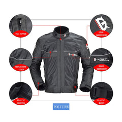 GHOST RACING GR-Y05 Motorcycle Cycling Cloth Men Knight Racing Jacket Keep Warm Anti-Fall Locomotive Off-Road Suit