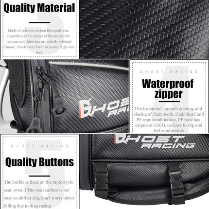GHOST RACING GR-CWB04 Motorcycle Riding Bag Locomotive Back Bag