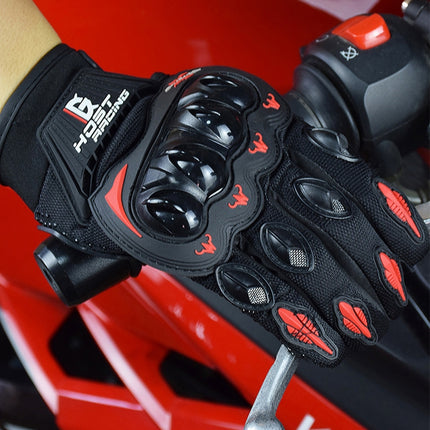 GHOST RACING GR-ST04 Motorcycle Gloves Anti-Fall Full Finger Riding Touch Gloves, M, L, XL, XXL