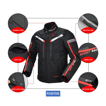 GHOST RACING GR-Y07 Motorcycle Cycling Jacket Four Seasons Locomotive Racing Anti-Fall Cloth