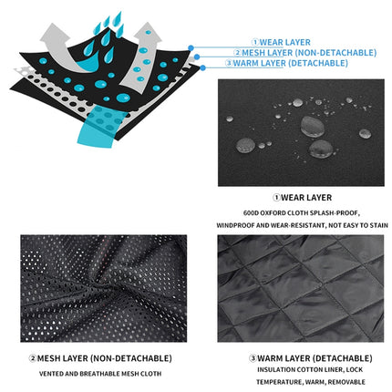 GHOST RACING GR-Y07 Motorcycle Cycling Jacket Four Seasons Locomotive Racing Anti-Fall Cloth