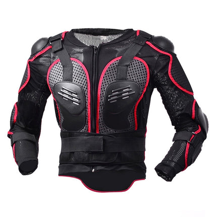 GHOST RACING F060 Motorcycle Armor Suit Riding Protective Gear Chest Protector Elbow Pad Fall Protection Suit, S, M, L, XL, XXL, XXXL