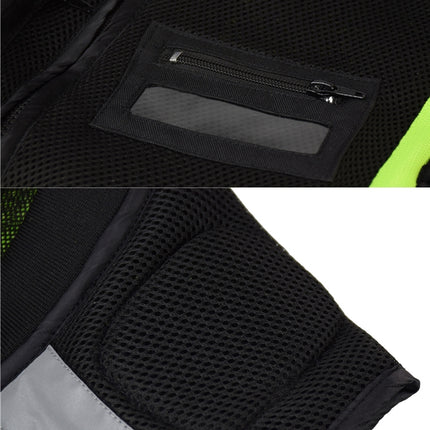 GHOST RACING GR-Y06 Motorcycle Riding Vest Safety Reflective Vest, M, L, XL, XXXL, XXL