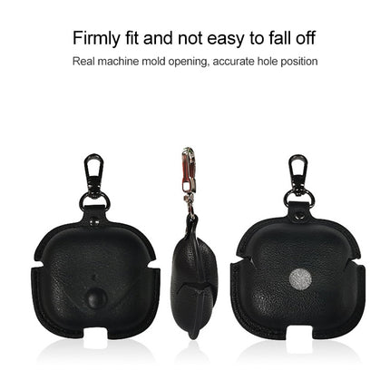 Funda protectora de piel sintética con hebilla de metal para AirPods 3, para AirPods 3