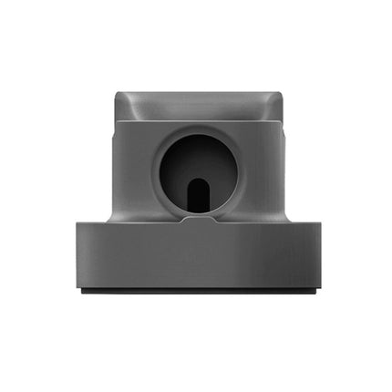 2 In 1 Smart Watch Charging Bracket Desktop Silicone Watch Charging Stand For Apple Watch, Black, White, Pink, Deep Blue, Grey