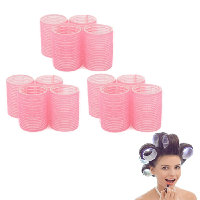 12 PCS/Set Self-Adhesive Curling Iron Hair Core Fluffy Hairdressing Tool，Random Colour Delivery, 63x44mm, 63x32mm, 63x40mm, 63x24mm, 63x36mm, 63x48mm, 63x28mm
