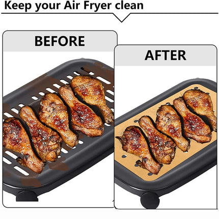 0303-1 Household Multifunctional Air Fryer Oil Absorbing Paper, 200 PCS