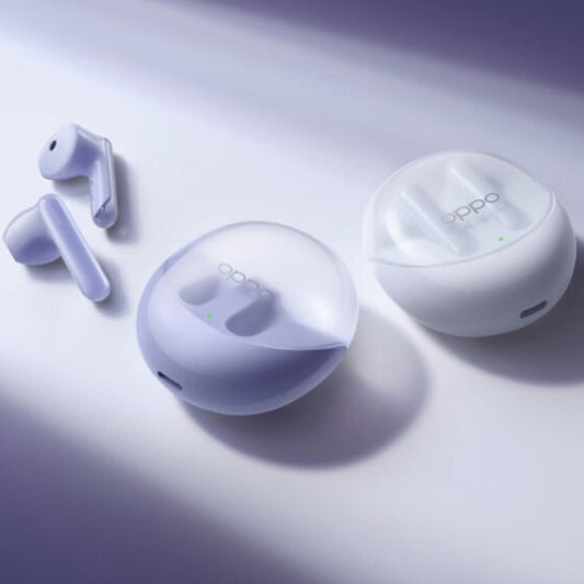 OPPO Enco Air3 Kabellose Bluetooth 5.3 Semi-In-Ear-Kopfhörer mit Anrufgeräuschunterdrückung, Musik- und Sport-Ohrhörer, Enco Air3 (Weiß), Enco Air3 (Lila)