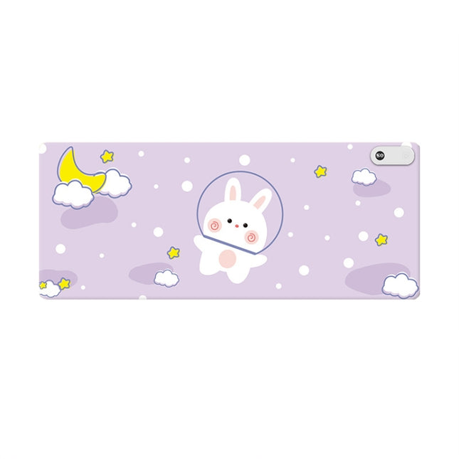 Intelligent Digital Display Timing Heating Mouse Pad Office Desktop Electric Heating Mat, CN Plug, Corgi 80x33cm, Rabbit 80x33cm, Unicorn 80x33cm, Whale 80x33cm, Happy 80x33cm, Grey 80x33cm, Green 80x33cm, Black 80x33cm, Pink 80x33cm, Brown 80x33cm    ...
