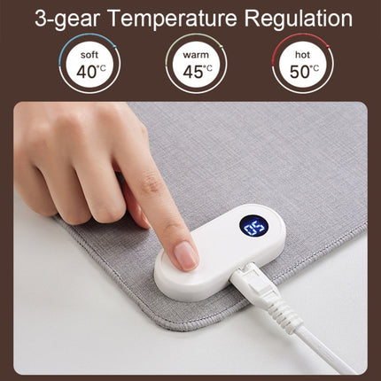 Intelligent Digital Display Timing Heating Mouse Pad Office Desktop Electric Heating Mat, CN Plug, Corgi 80x33cm, Rabbit 80x33cm, Unicorn 80x33cm, Whale 80x33cm, Happy 80x33cm, Grey 80x33cm, Green 80x33cm, Black 80x33cm, Pink 80x33cm, Brown 80x33cm    ...