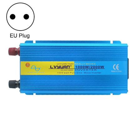 LVYUAN  2000W Car Home Pure Sine Wave Solar Inverter, 12V To 220V, 24V To 220V, 48V To 220V, 60V To 220V, 72V To 220V, 12V To 220V EU Plug, 12V To 220V UK Plug, 12V To 220V AU Plug