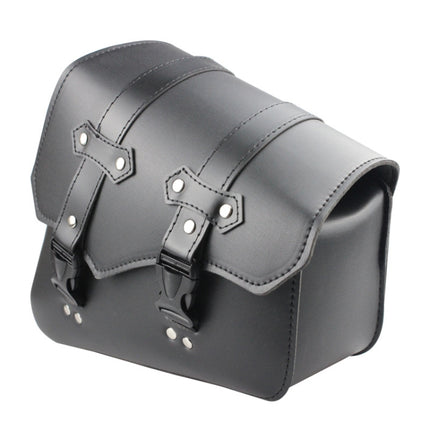 Motorcycle Side Box Package Fast Demolition Triangle Side Bag Leather Cycling Bag